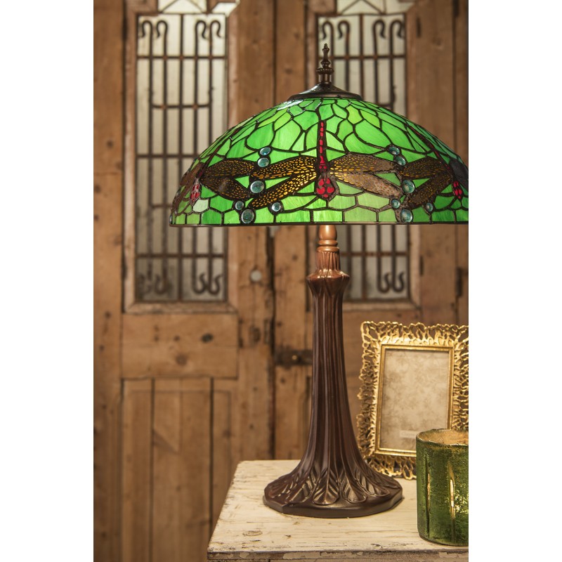 Lampe Tiffany Lampe de table Libellules