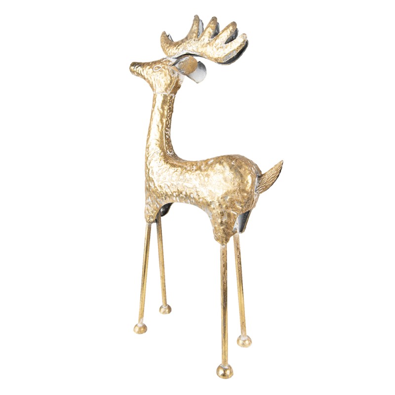 Clayre & Eef Figurine Deer 73 cm Gold colored Metal