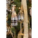 Clayre & Eef Christmas Ornament 14 cm Gold colored Glass
