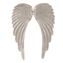 Clayre & Eef Wall Decoration Wings 43x1x55 cm Gold colored Iron