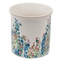 Clayre & Eef Tasse 330 ml Blau Weiß Porzellan Blumen