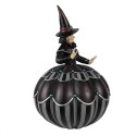 Clayre & Eef Halloween-Dekoration Hexe 26 cm Schwarz Polyresin
