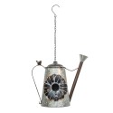 Clayre & Eef Birdhouse Watering Can 37x21x30/63 cm Grey Metal