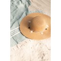 Juleeze Chapeau de femme Beige Paille en papier