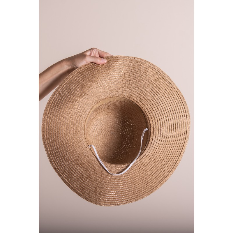 Juleeze Women's Hat Beige Paper straw