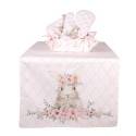 Clayre & Eef Kind Ovenwant  12x21 cm Roze Katoen Konijn