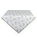 Clayre & Eef Nappe 100x100 cm Blanc Coton Olives