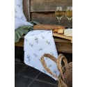 Clayre & Eef Tablecloth 100x100 cm White Cotton Olives