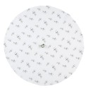 Clayre & Eef Torchon Ø 80 cm Blanc Coton Rond Olives