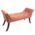 Clayre & Eef Bench 2-Zits Pink Textile