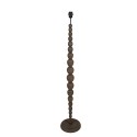 Clayre & Eef Floor Lamp Ø 24x129 cm Brown Grey Wood Round