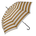 Juleeze Parapluie pour adultes Ø 100 cm Marron Polyester Rayures