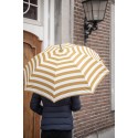 Juleeze Parapluie pour adultes Ø 100 cm Marron Polyester Rayures