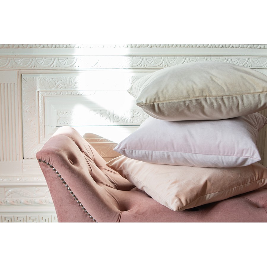 Clayre & Eef Federa per cuscino 45x45 cm Rosa Bianco Poliestere