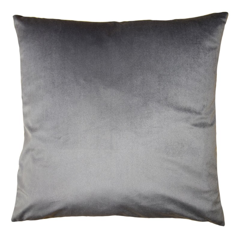 Clayre & Eef Kissenbezug 45x45 cm Grau Polyester