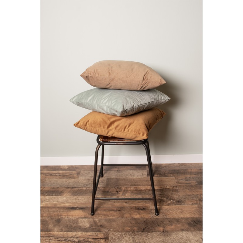 Clayre & Eef Cushion Cover 45x45 cm Green Polyester