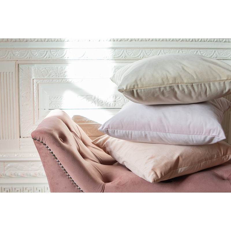 Clayre & Eef Cushion Cover 45x45 cm Pink Polyester