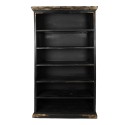 Clayre & Eef Bookcase 120x40x210 cm Black Wood
