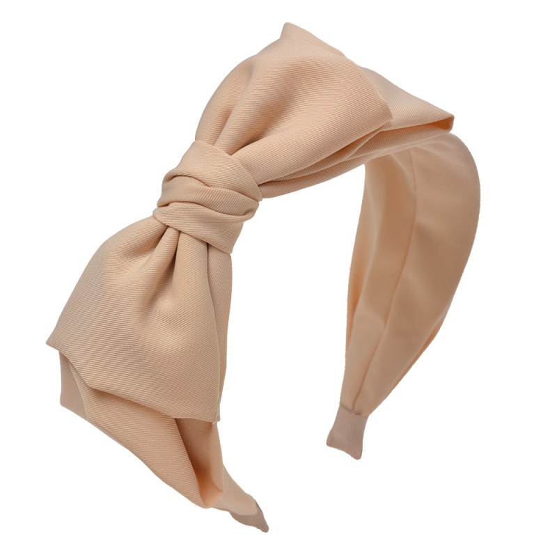 Juleeze Headband Women Beige Synthetic