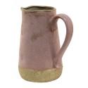 Clayre & Eef Decoration can 2200 ml Pink Beige Ceramic
