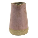 Clayre & Eef Dekorative Kanne 2200 ml Rosa Beige Keramik