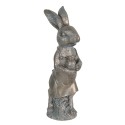 Clayre & Eef Figurine Lapin 21 cm Marron Polyrésine