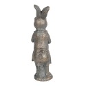 Clayre & Eef Statuetta Coniglio 21 cm Marrone Poliresina