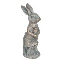 Clayre & Eef Figur Kaninchen 13 cm Braun Polyresin