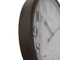 Clayre & Eef Orologio da parete Ø 40x4 cm Marrone Grigio Plastica Vetro Westminster Clock Company London
