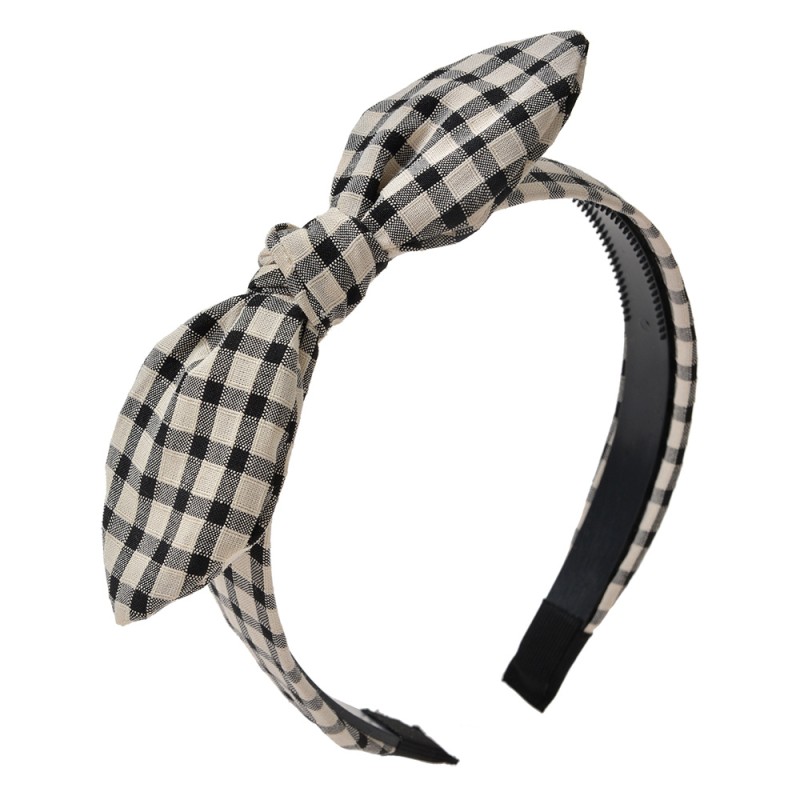 Clayre & Eef Headband Women Black White Synthetic