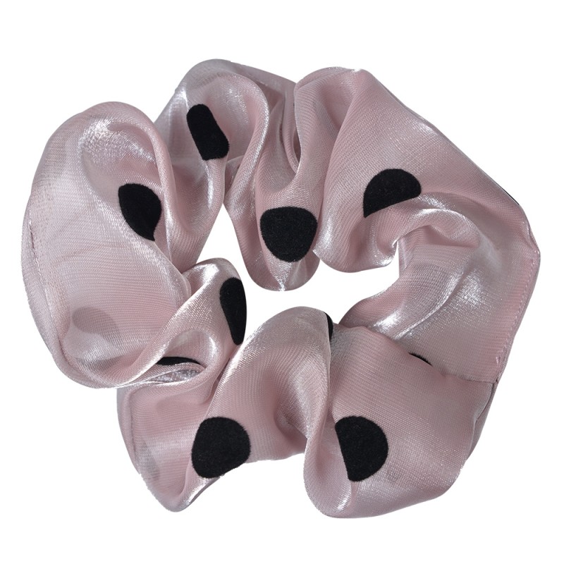 Clayre & Eef Elastico per capelli scrunchie Beige Sintetico