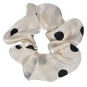 Clayre & Eef Scrunchie Hair Elastic White Synthetic