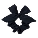 Clayre & Eef Scrunchie Hair Elastic Black Synthetic