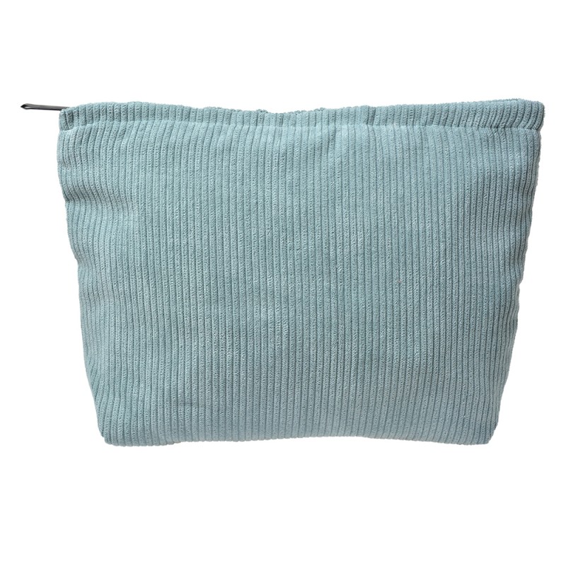 Clayre & Eef Ladies' Toiletry Bag 25x18 cm Blue Synthetic