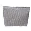 Clayre & Eef Ladies' Toiletry Bag 25x18 cm Grey Synthetic