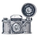 Clayre & Eef Spilla da donna Fotocamera Color argento Metallo