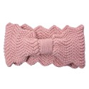 Clayre & Eef Fascia per capelli da donna 10x22 cm Rosa Sintetico