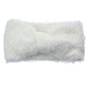 Clayre & Eef Headband for Women 10x22 cm White Synthetic