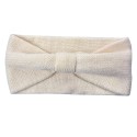 Clayre & Eef Stirnband für Frauen 10x22 cm Beige Synthetisch