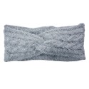 Clayre & Eef Hoofdband Vrouwen  10x22 cm Grijs Synthetisch