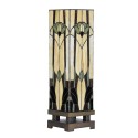 LumiLamp Table Lamp Tiffany 15x15x54 cm Beige Brown Glass