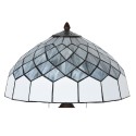 LumiLamp Table Lamp Tiffany Ø 40x58 cm Grey Glass