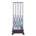LumiLamp Table Lamp Tiffany 17x17x43 cm Grey Glass