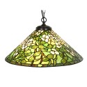 LumiLamp Pendant Lamp Tiffany Ø 50 cm Green Glass