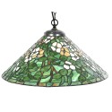 LumiLamp Hanglamp Tiffany  Ø 50 cm Groen Glas