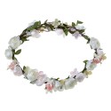 Clayre & Eef Headband Girl White Plastic Flowers