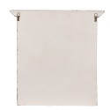 Clayre & Eef Scaffale da parete 56x23x58 cm Bianco Prodotto in legno