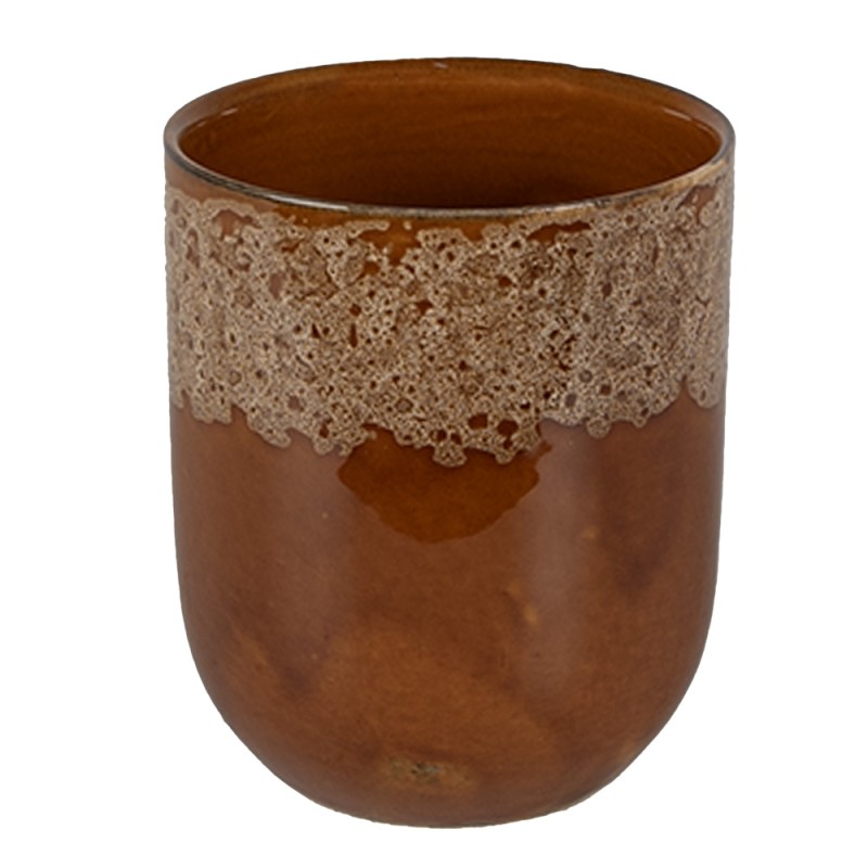 Clayre & Eef Mug 150 ml Brown Green Ceramic