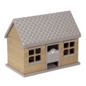 Clayre & Eef Egg Cabinet House 23x13x18 cm Brown Wood Egg house