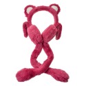 Clayre & Eef Cache-oreilles pour enfants one size Rose Peluche